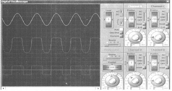 图7 声控电路仿真